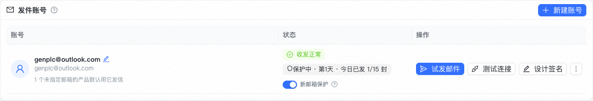 GoodMate-Outlook收发正常并试发